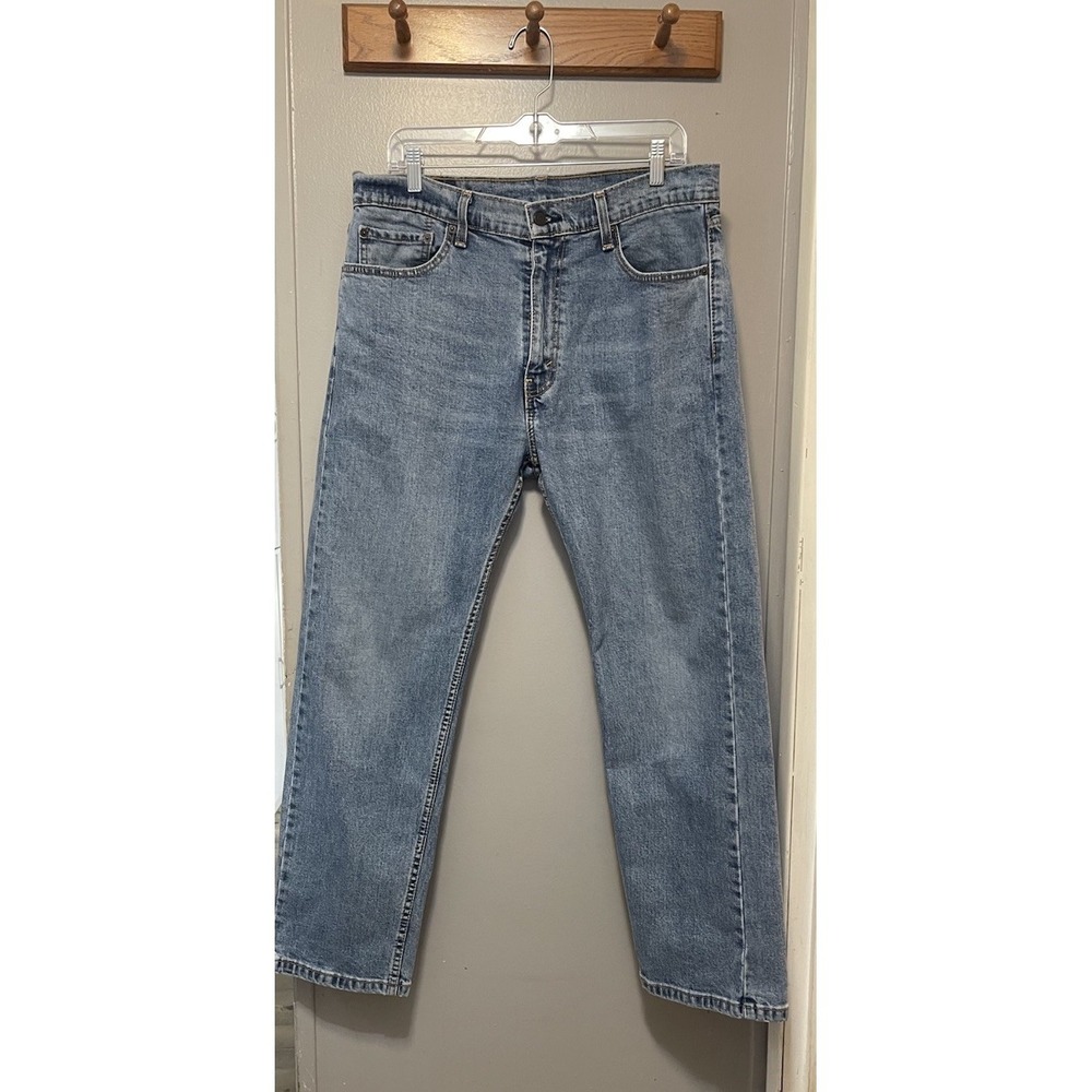 Levi's 505 Denim Jeans Men's 36 X 30 Boot Cut Five Pocket